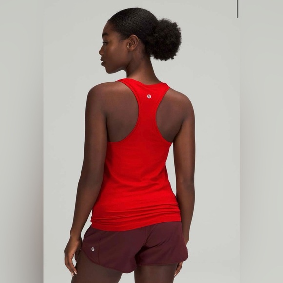 Lululemon Swiftly Tech Racerback Tank Top 2.0 Race Length Vibrant Red Size 14 - Picture 2 of 7